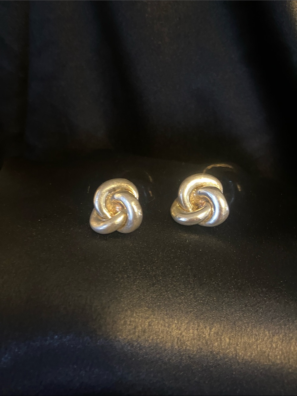 Timeless Silver Knot Stud Earrings